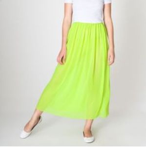 ***3 for 20*** 🥎🥎🥎 neon chiffon skirt